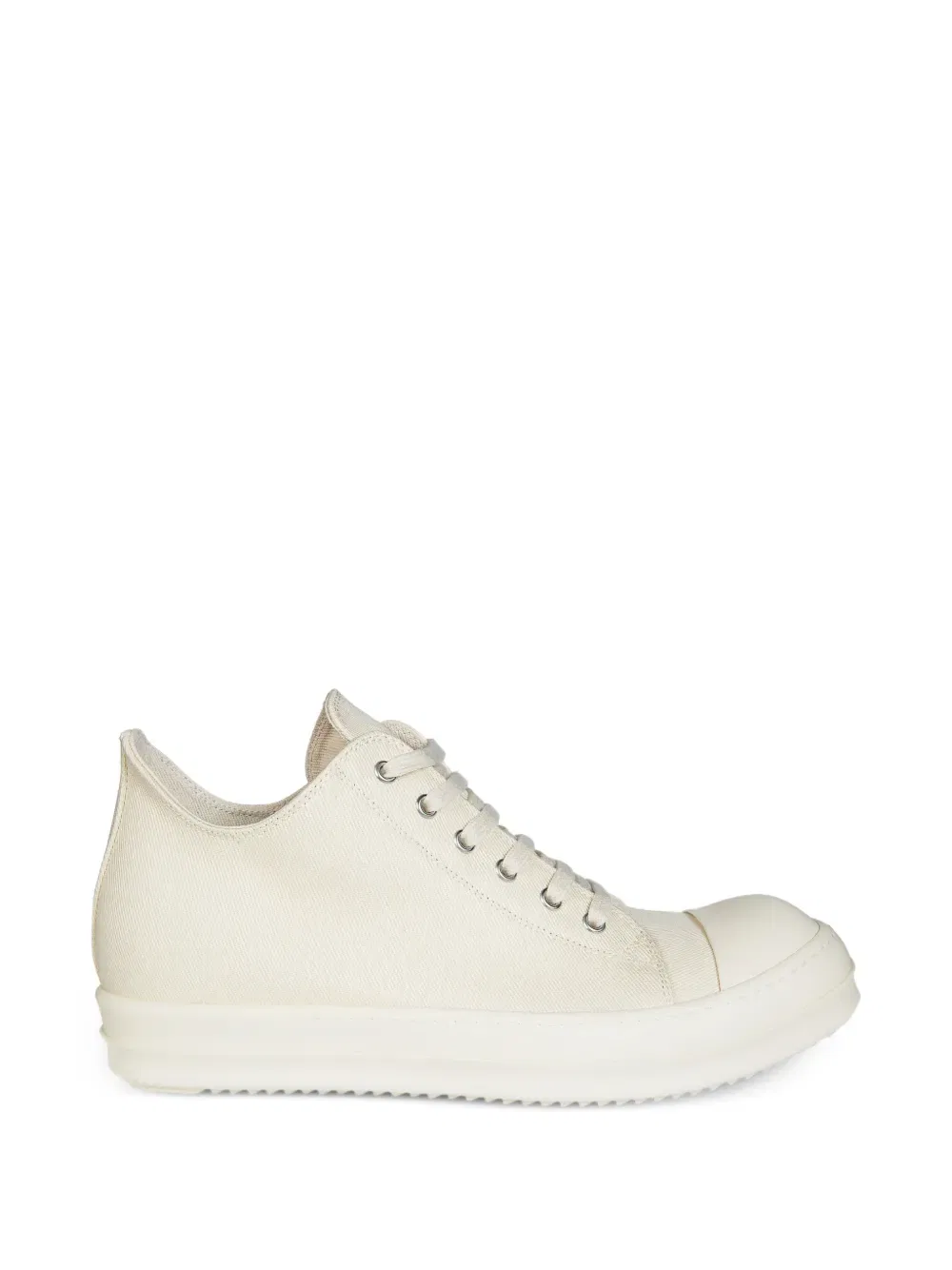 Низкие джинсовые кроссовки Temple Rick Owens Drkshdw, нейтральный