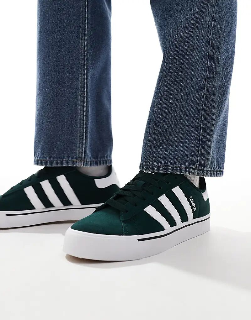 

Кроссовки Campus Vulc темно-зеленого цвета adidas Originals