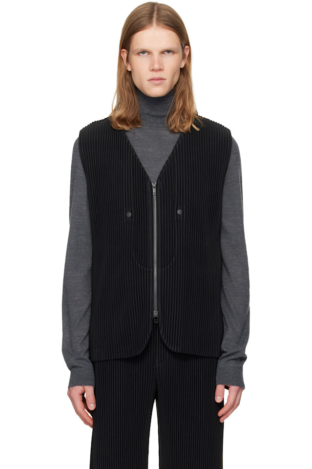 

Жилет карьера Homme Plissé Issey Miyake, черный