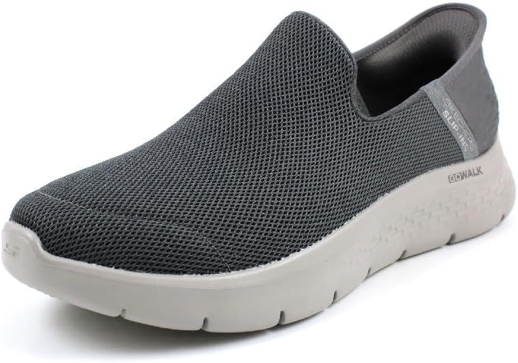 

Мужские кроссовки Skechers Go Walk Flex без застежек для ходьбы, темно-серый