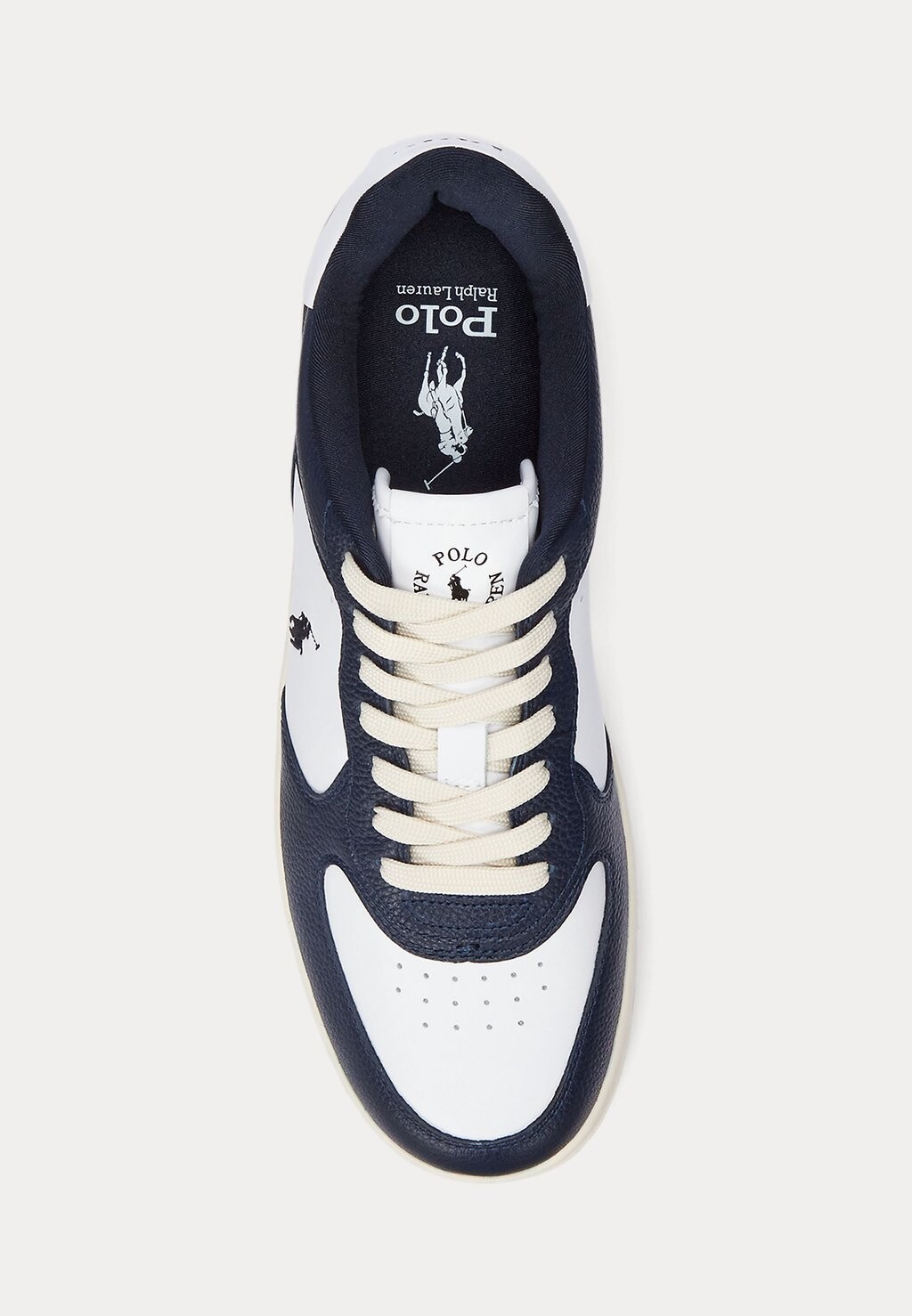 

Кроссовки на шнуровке MASTERS COURT LEATHER SNEAKER Ralph Lauren, белый