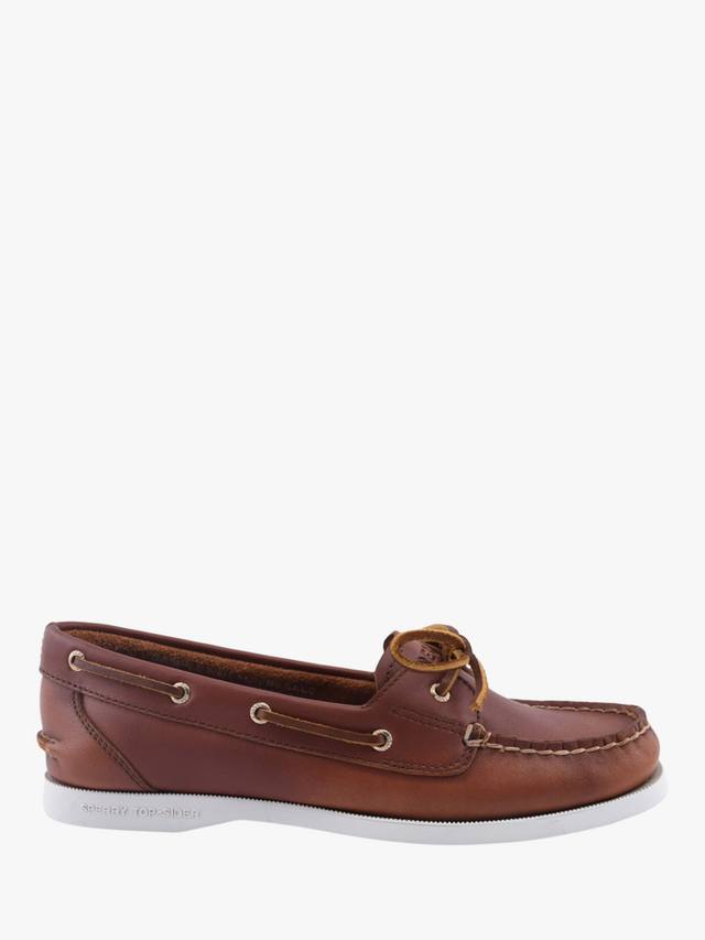 Аутентичные оригинальные лодочные туфли с одним глазком Sperry, Brown