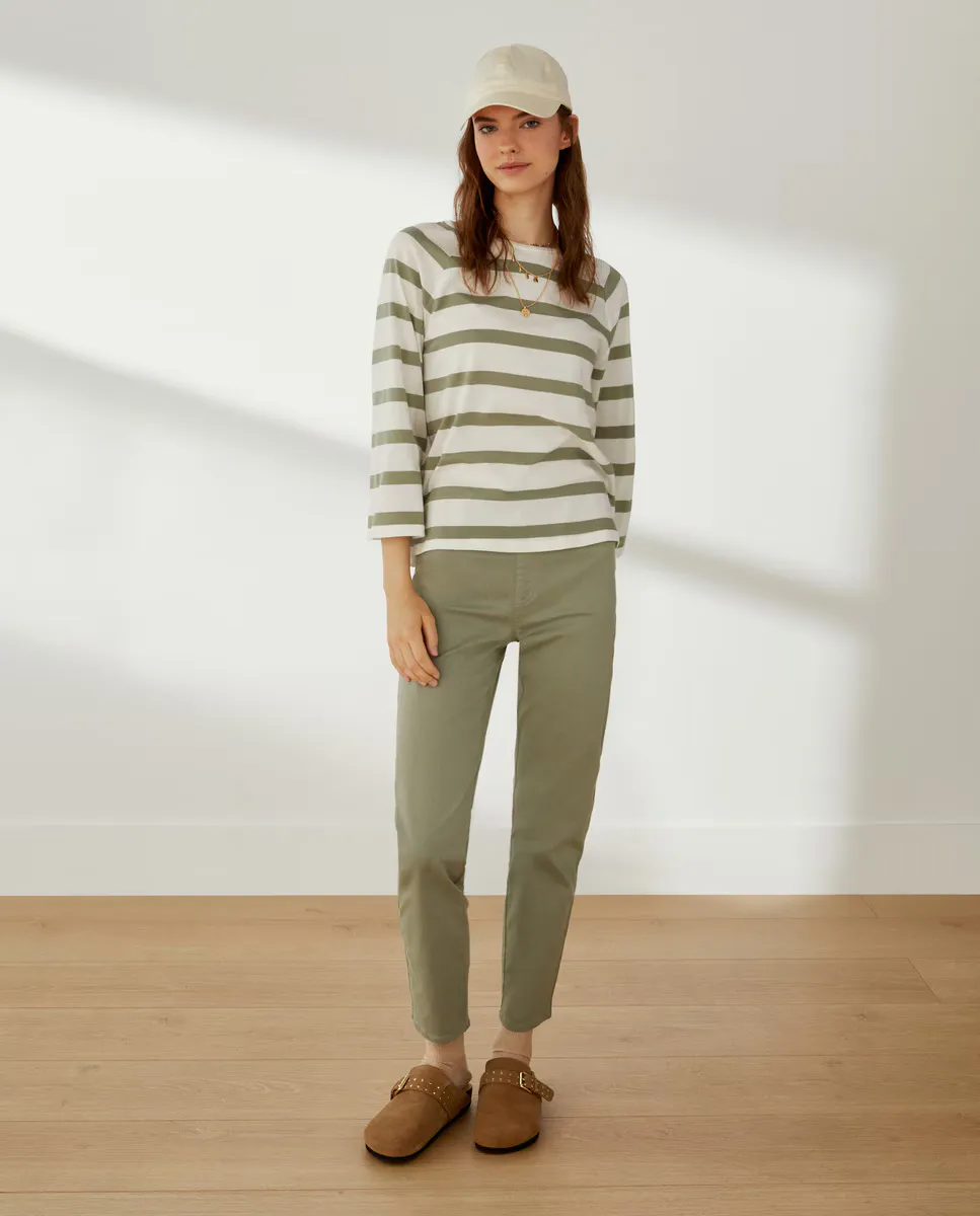 

Женская футболка с рукавами реглан Southern Cotton, зеленый