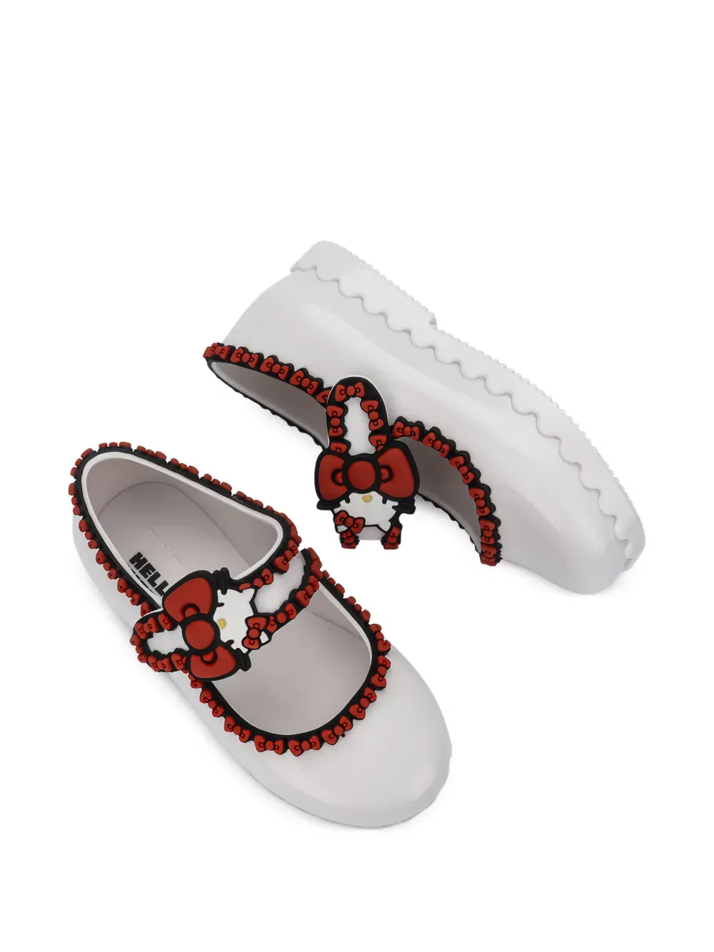 Балетки Hip из коллаборации с Hello Kitty And Friends Mini Melissa, белый — фото 3