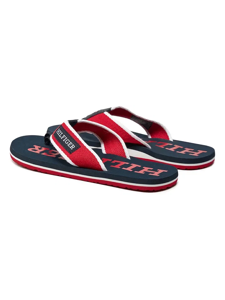 Шлепанцы темно-синие Tommy Hilfiger — фото 3