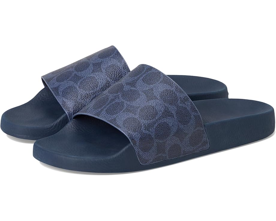 

Сандалии COACH Signature Coated Canvas Pool Slide, цвет Denim/Denim