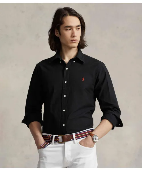 

Рубашка Custom fit Polo Ralph Lauren, черный