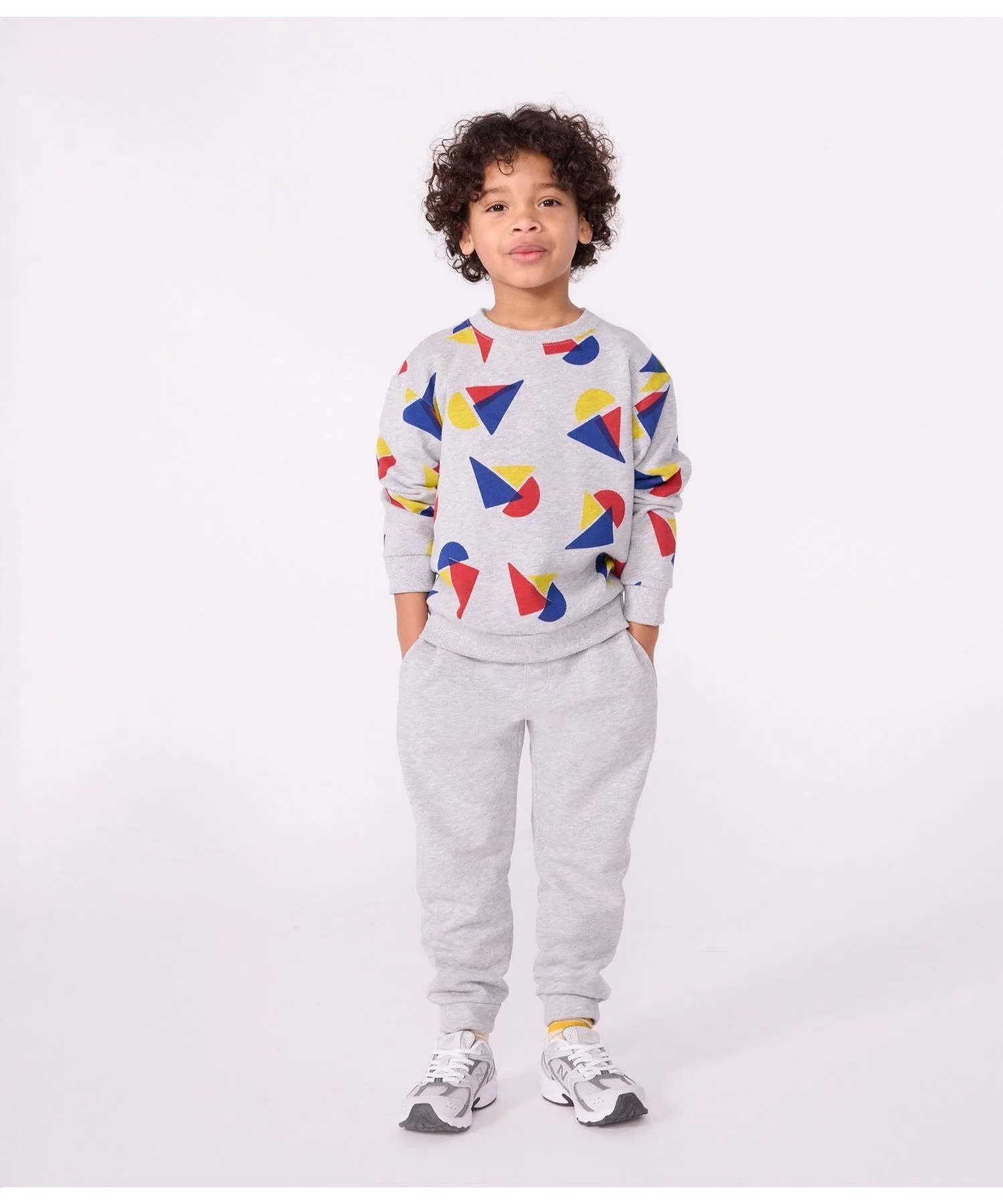 Детские спортивные штаны серые PETIT BATEAU