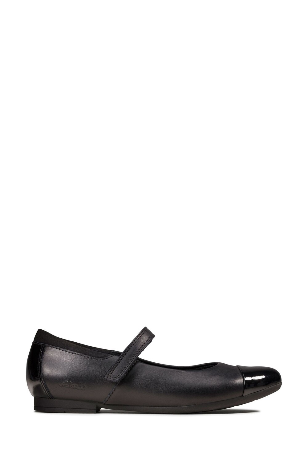 

Детские универсальные кожаные туфли Scala Gem Clarks, черный
