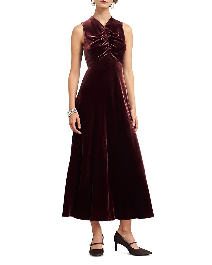 

Платье из бархата Isleworth Limited HOBBS LONDON, красный