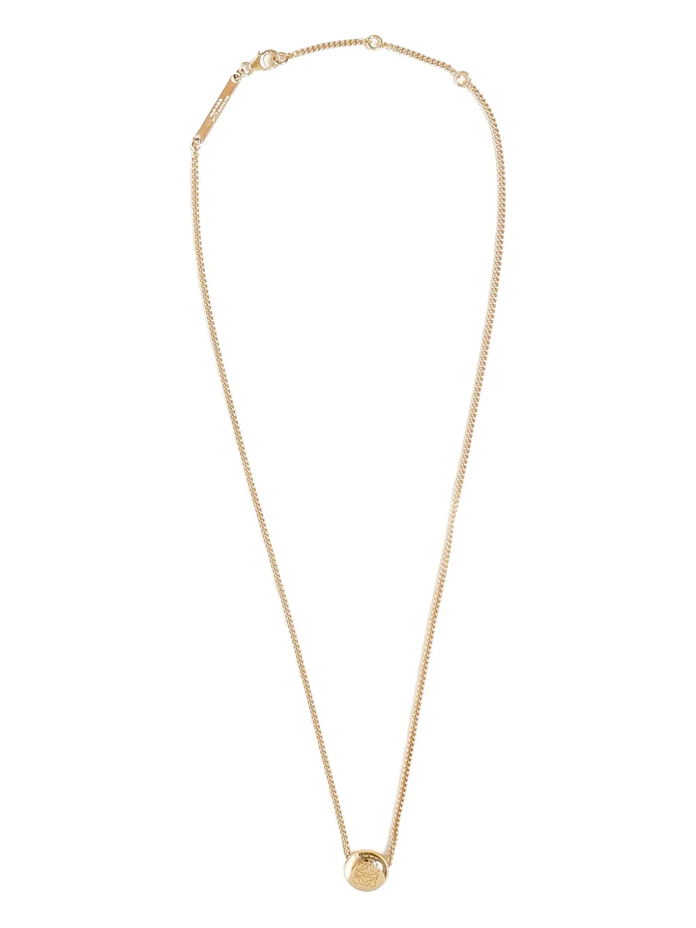 

Колье с подвеской Anagram Loewe, золотистый