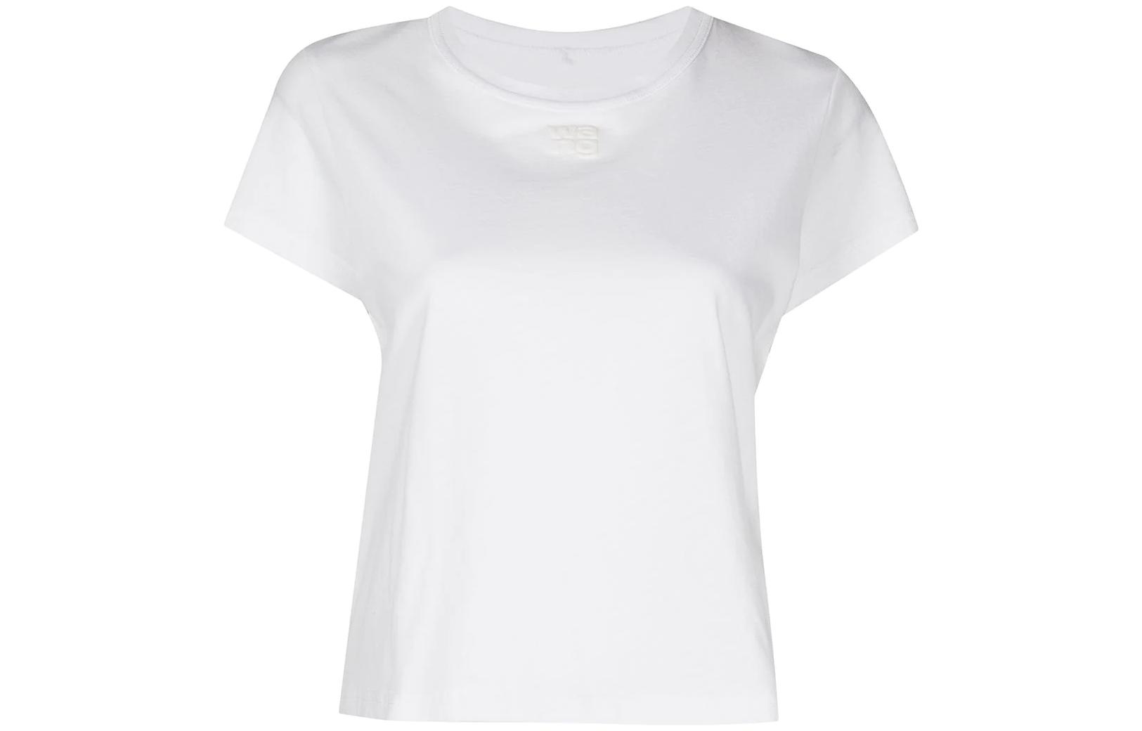 Футболка с коротким рукавом T By Crewneck Alexander Wang, белый — фото 3