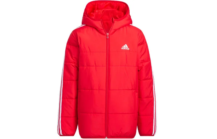 Adidas Детская куртка светло-алого цвета — фото 3