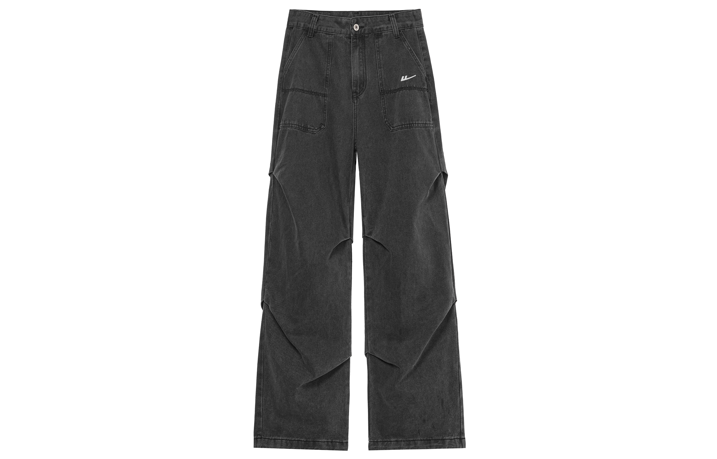 

WARRIOR Джинсы Women's Carbon Gray [Free DIY Badge] Moderate Straight Fit