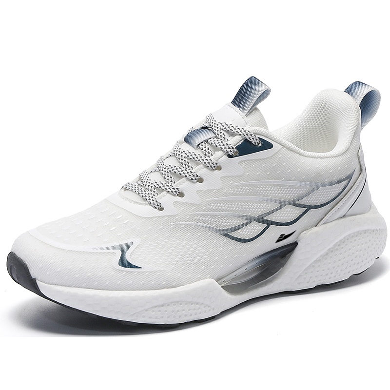 

Kuding Низкие беговые кроссовки унисекс бело-голубые, цвет White Blue