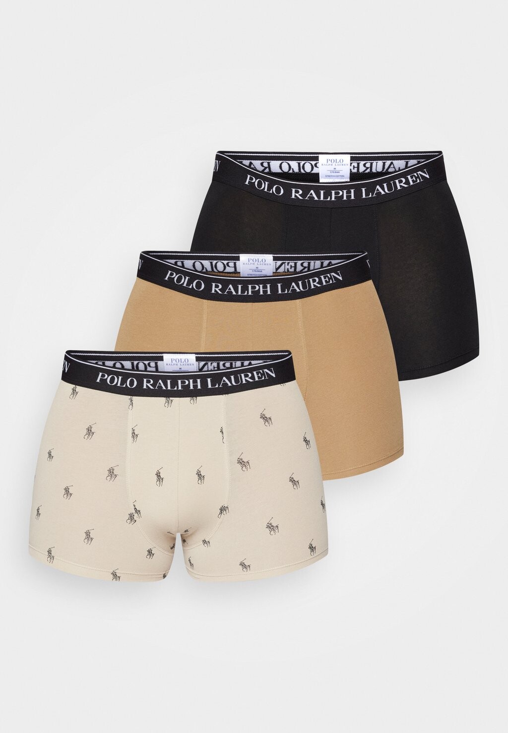 

Трусики TRUNK 3 PACK Ralph Lauren, цвет Grey/Khaki/Black