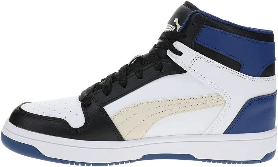 Мужские кроссовки PUMA Rebound Layup Rcl High - белые, повседневные, белый — фото 3