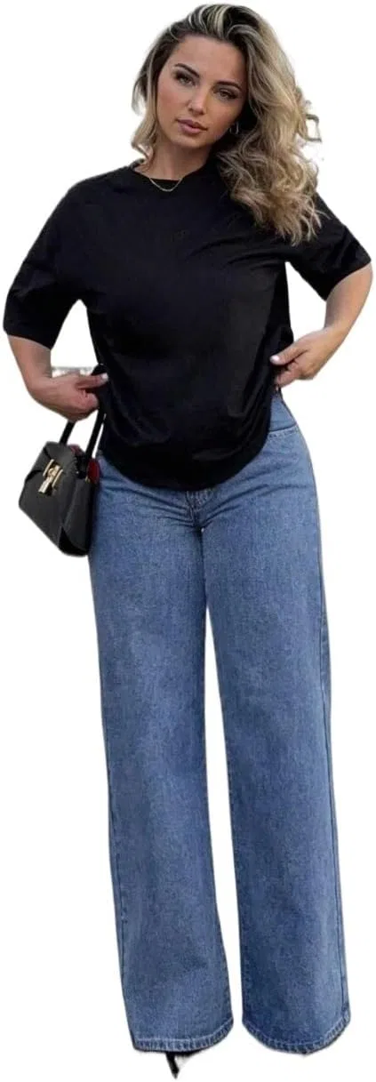 Джинсы мешковатые, Medium Wash