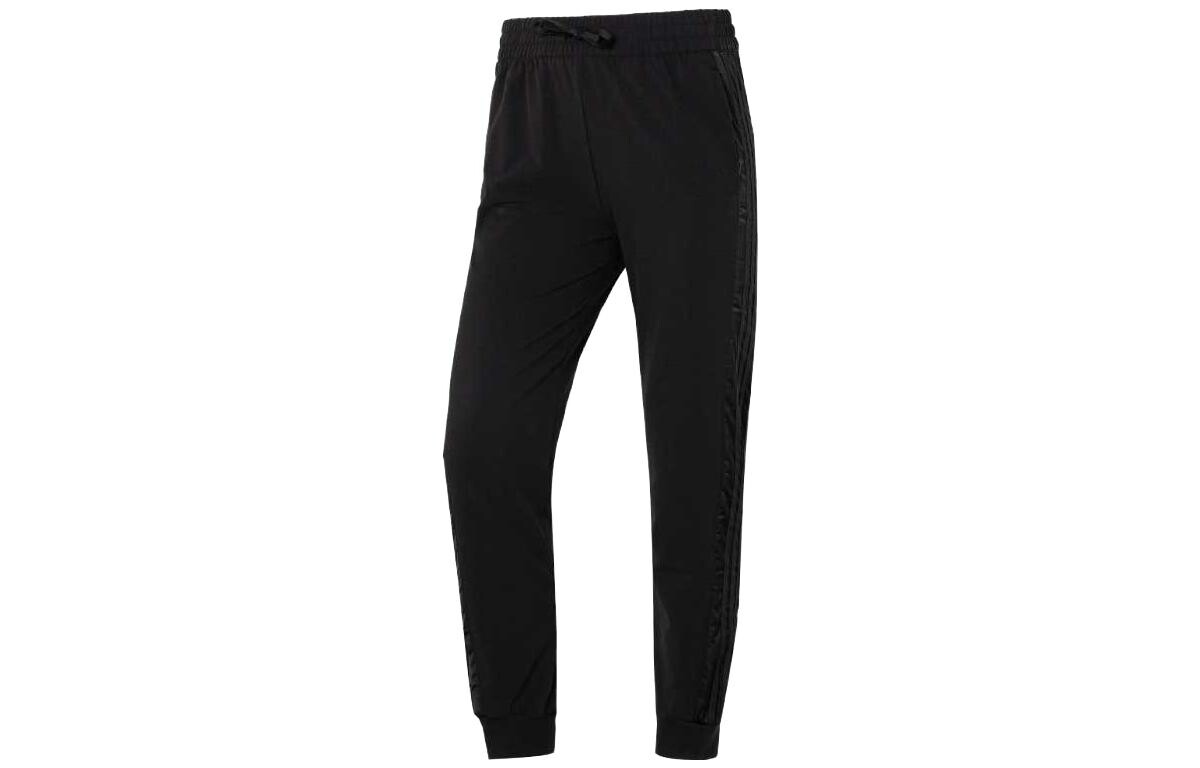 

Трикотажные спортивные штаны женские черные Adidas