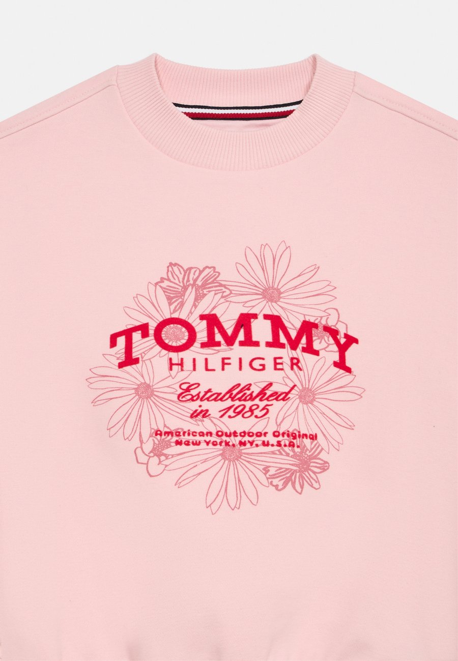 Толстовка Tommy Hilfiger FLOWER CREW NECK, Duchess Pink/Light Pink — фото 3