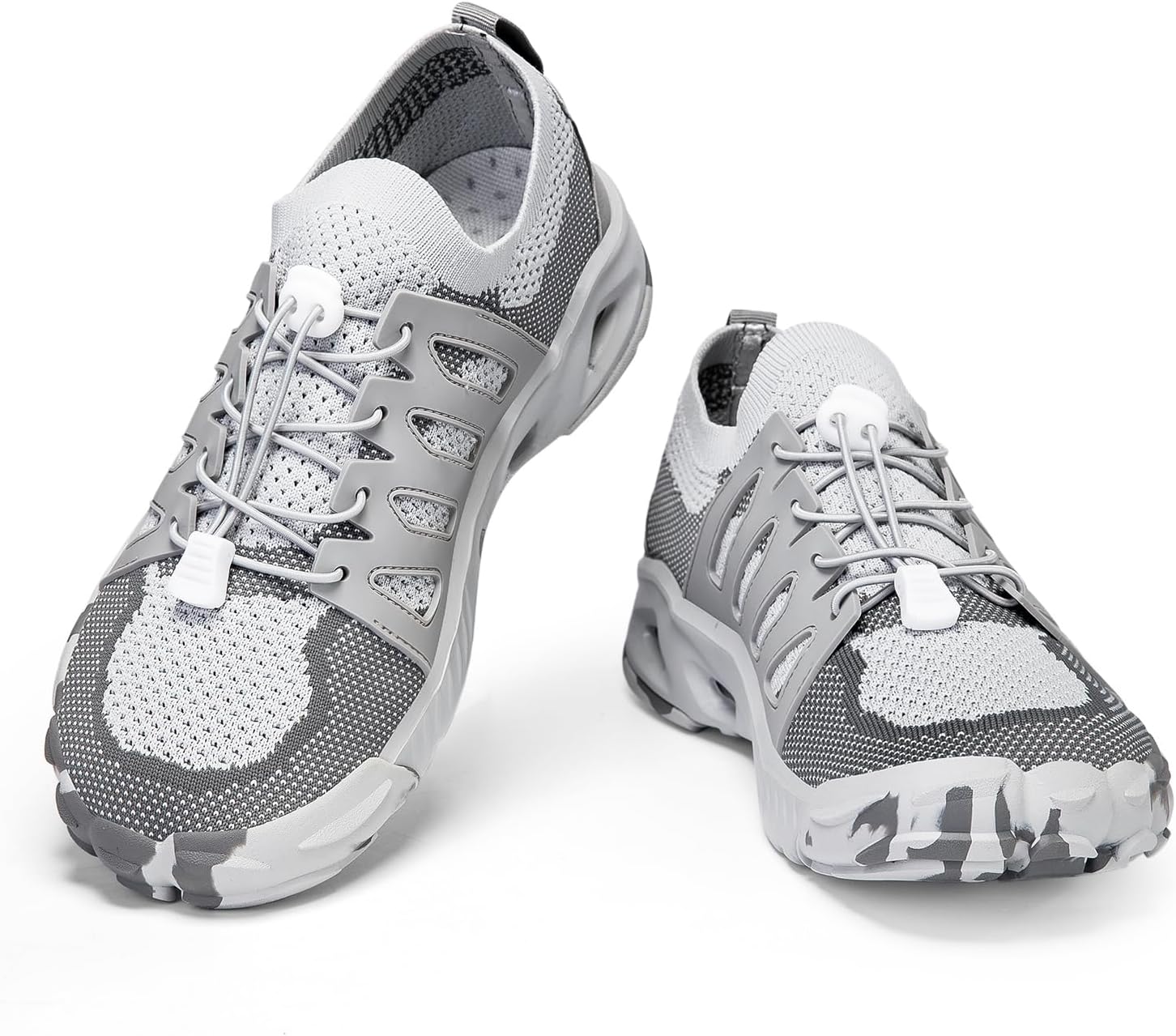 

Кроссовки для пеших прогулок с широкой колодкой, сеткой и быстрой сушкой, для внедорожья и переходов через воду, подходящие для активного отдыха и повседневного использования Wongtuli, серый