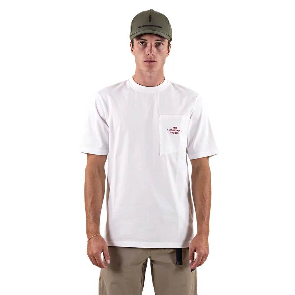 

Футболка с коротким рукавом The Mountain Studio Pocket, белый