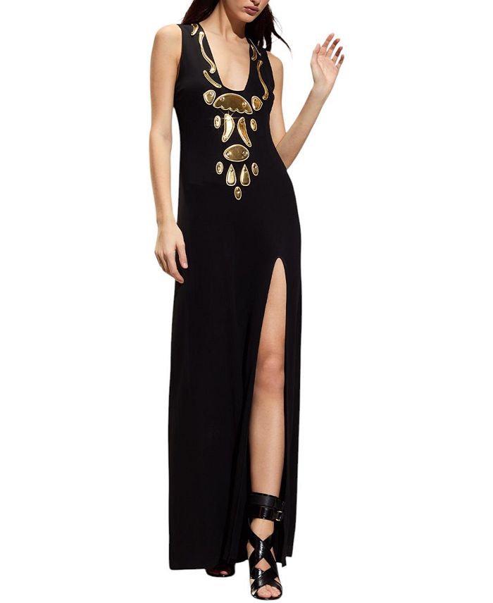 

Платье с квадратным вырезом Calypso Cynthia Rowley, черный