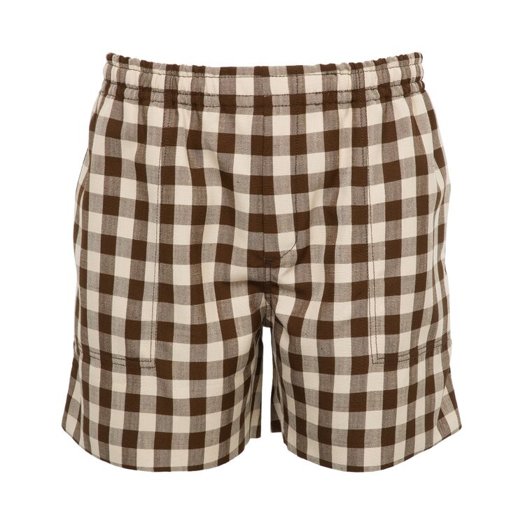 

Шорты Bode Gilbert Check Shorts, коричневый