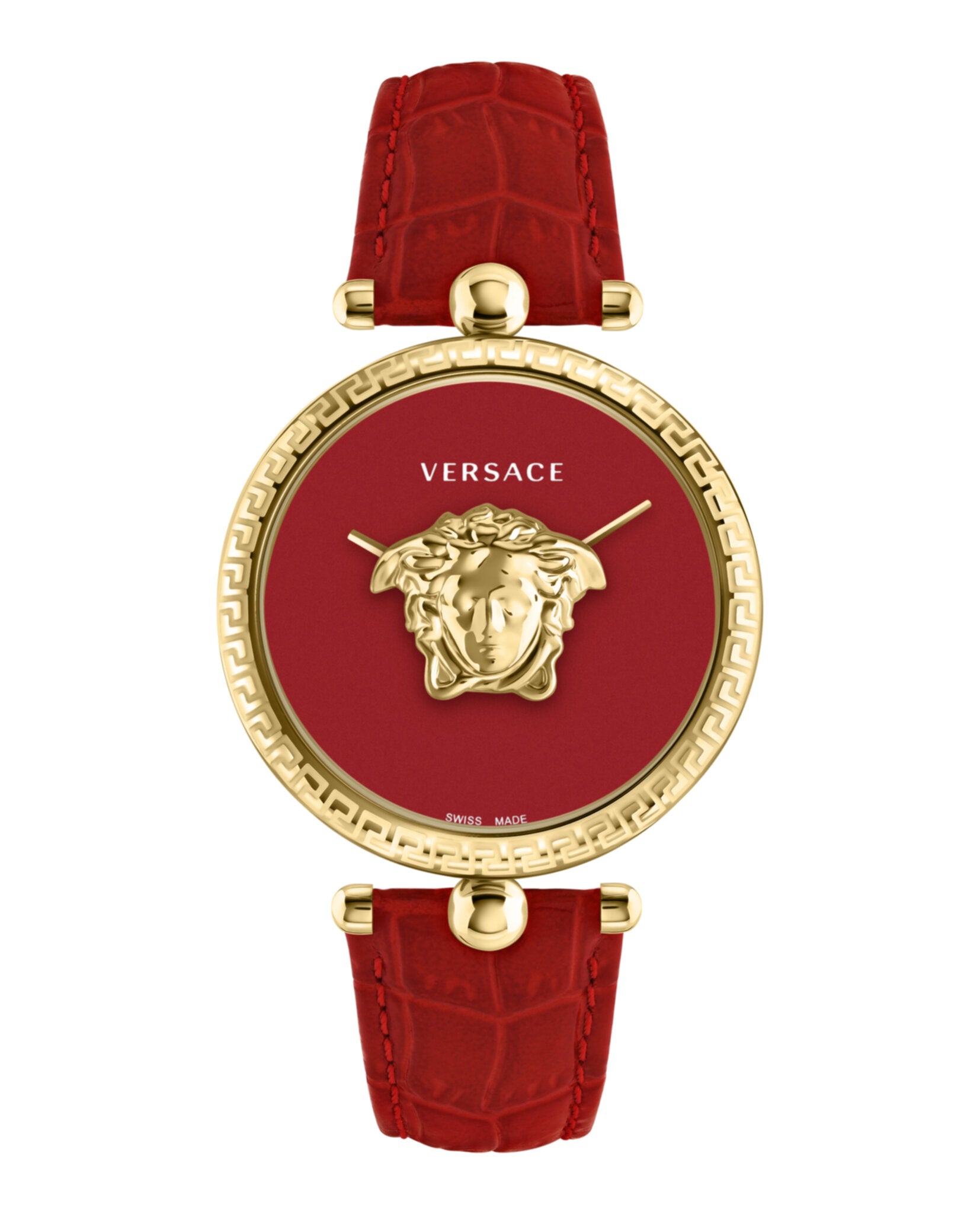 

Часы Palazzo Empire Strap Versace, красный/золотой/красный