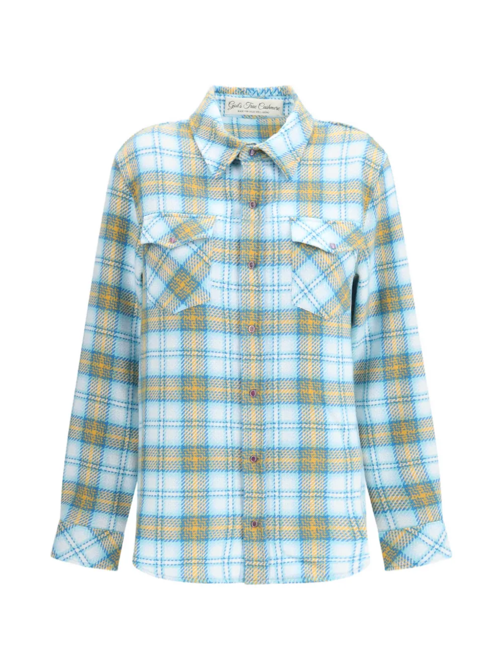 

Кашемировая рубашка Freedom God'S True Cashmere, синий