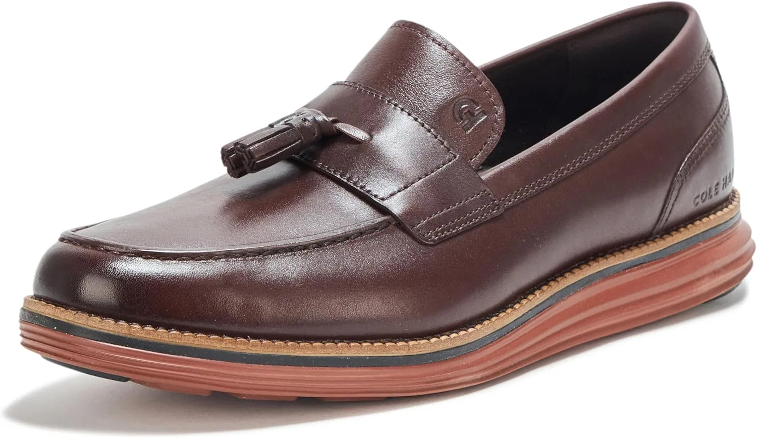 Лоферы с кисточками Cole Haan, темный шоколад/коричневый/черный