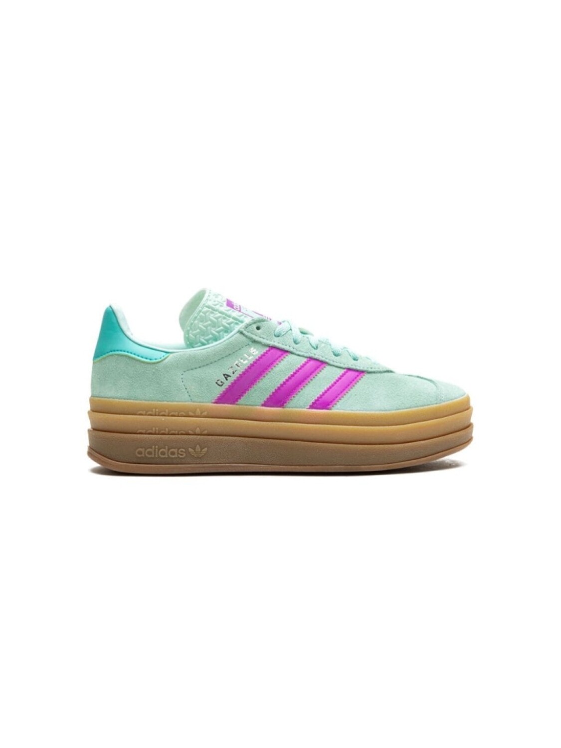 

Adidas Kids кроссовки Gazelle Bold «Бирюзовый/Розовый», зеленый