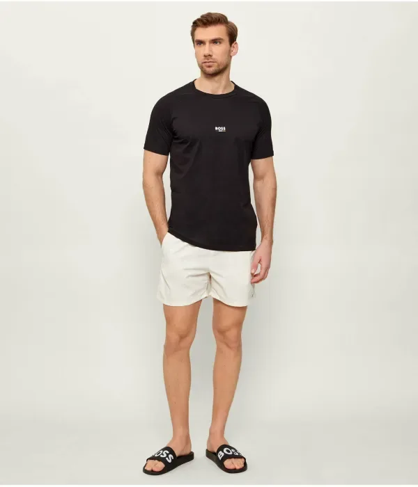 Футболка медсестры slim fit Boss, черный — фото 2