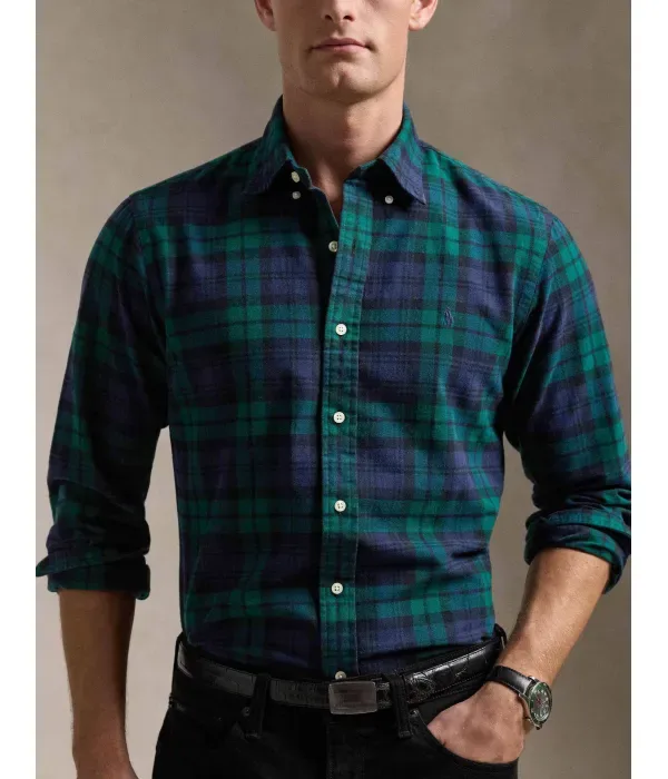 Рубашка custom fit Polo Ralph Lauren, темно-синий — фото 4