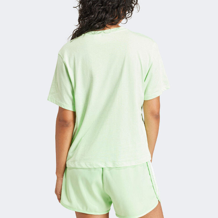 Футболка Adicolor женская светло-зеленая Adidas Originals — фото 3