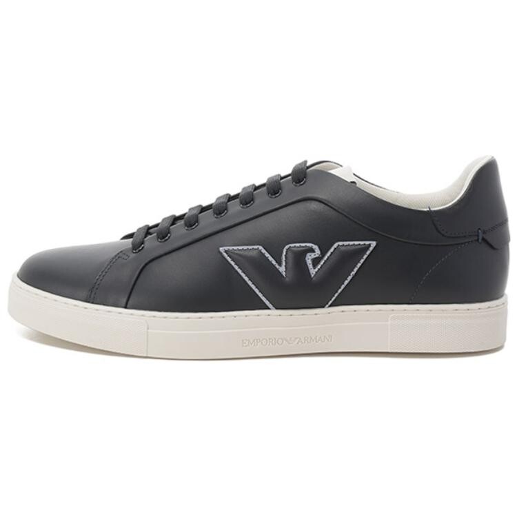 

Кроссовки EMPORIO ARMANI Skateboarding Shoes Men Low-top Blue, темно-синий