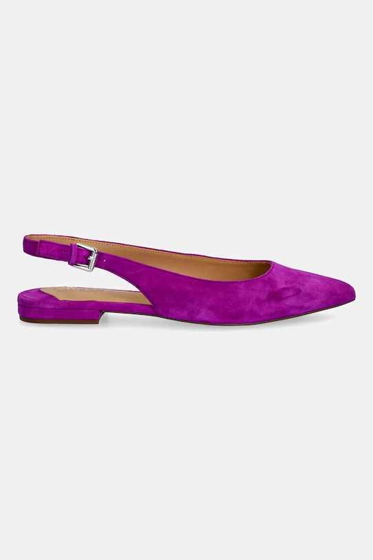 Балетки из нубука Londyn Slbck Lauren Ralph Lauren, фиолетовый — фото 2