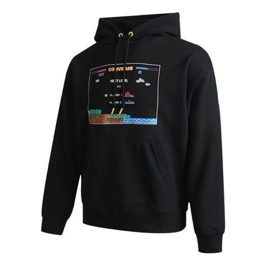 

Толстовка video game graphic hoodie 'black' Converse, черный