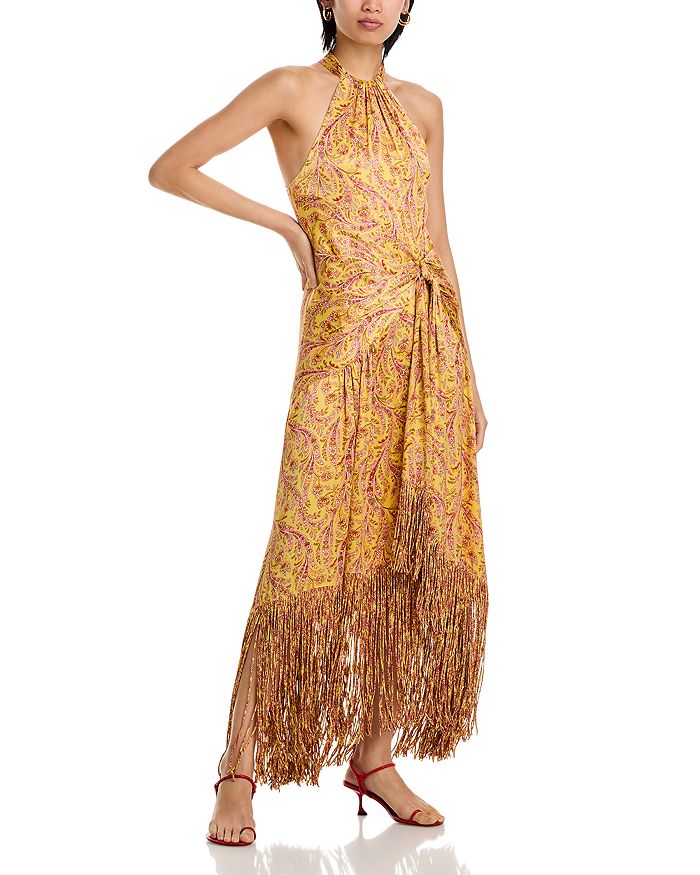 

Очаровательное платье Teresa с узором пейсли Cinq à Sept, мультиколор