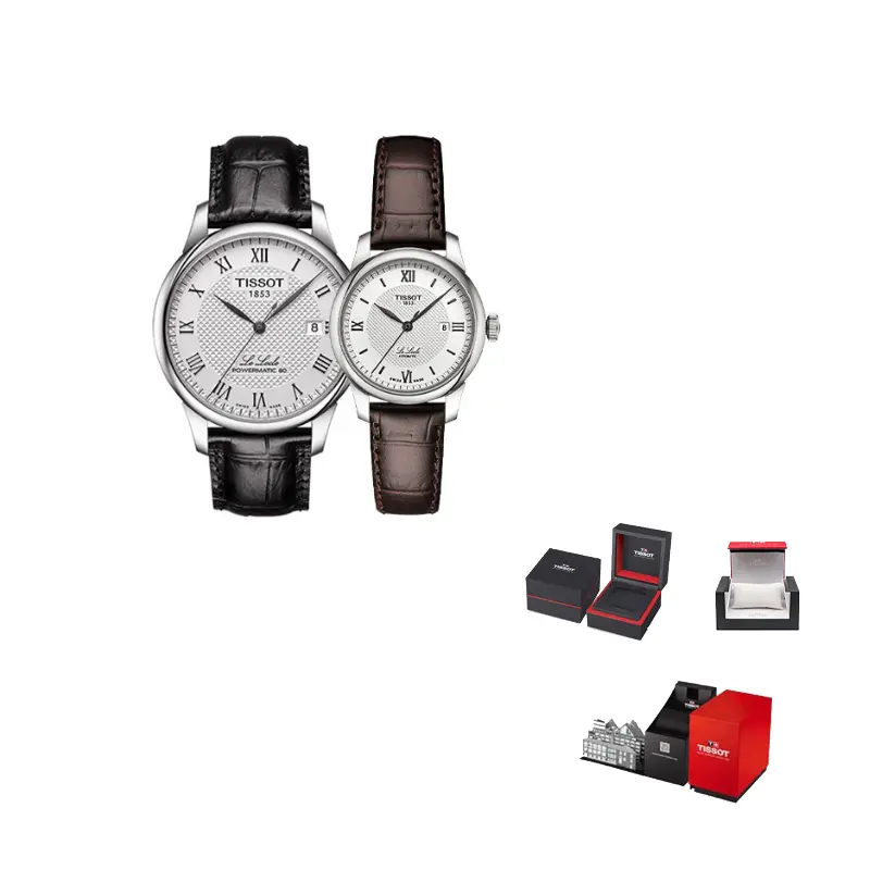 

TISSOT Часы Le Locle Collection Mechanical Movement Unisex Watch 39.3mm White Dial
