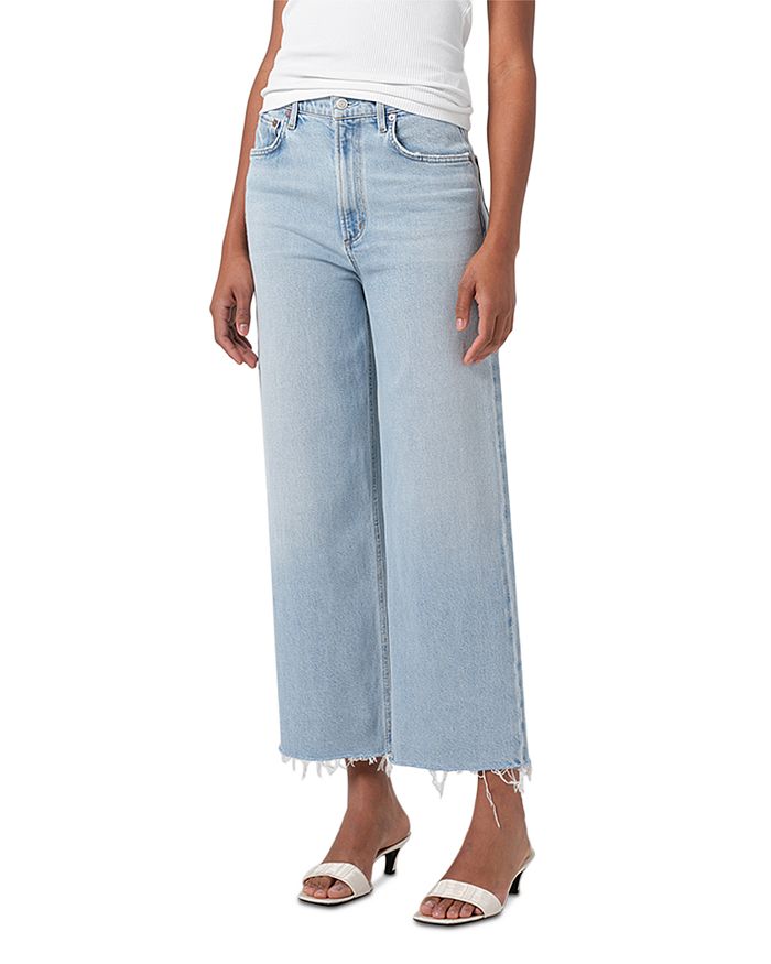 

Джинсы Ren High Rise Wide Leg в Beam AGOLDE, синий