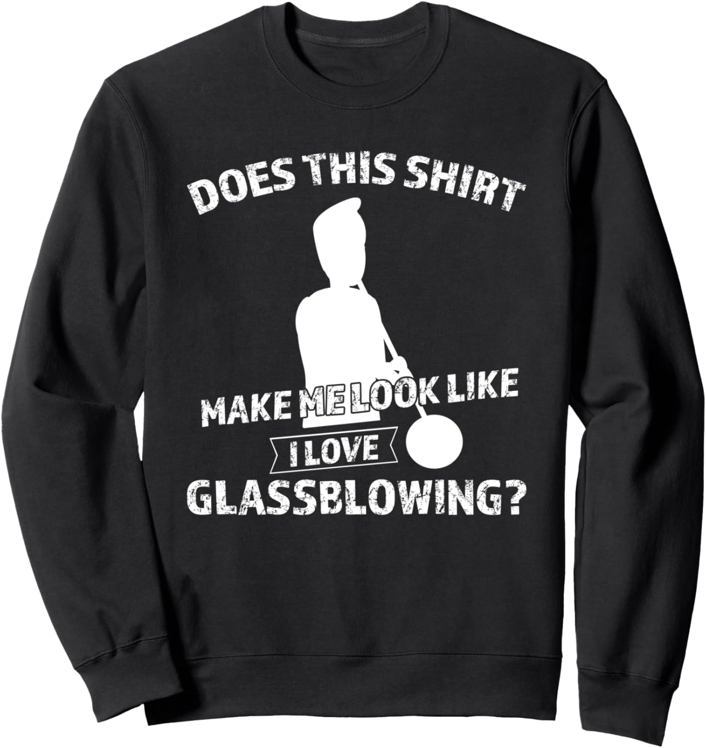 

Я люблю выдувать стекло. Толстовка Gift For Glass Blowing, черный