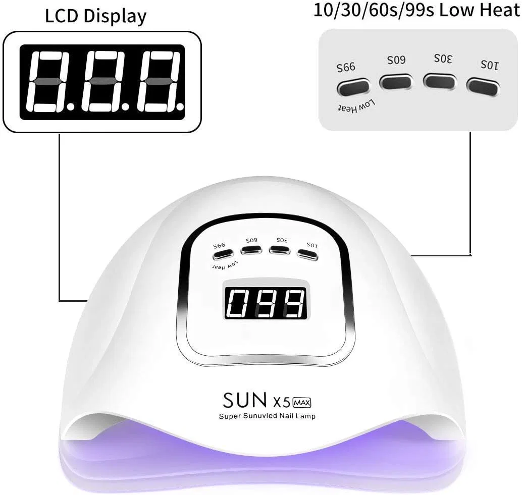 UV/LED лампа для сушки гель-лака 150 Вт Timpou — фото 3