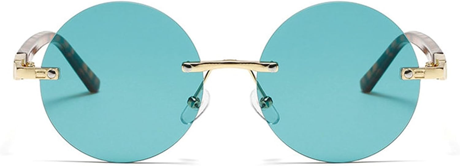 

Модные овальные солнцезащитные очки без оправы для женщин, дизайнерские круглые очки для мужчин, коричневые и зеленые солнцезащитные очки для женщин, защита от УФ-излучения UV400 helena, C1