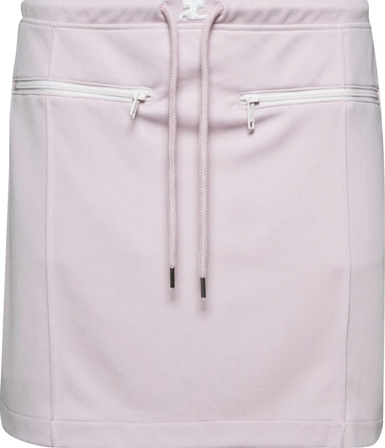 

Юбка Courrèges Tracksuit Interlock Mini 'Powder Pink', розовый