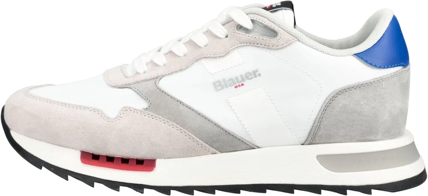 Мужские кроссовки Blauer Ryder S6RYDER01/NYS, White White Grey — фото 2