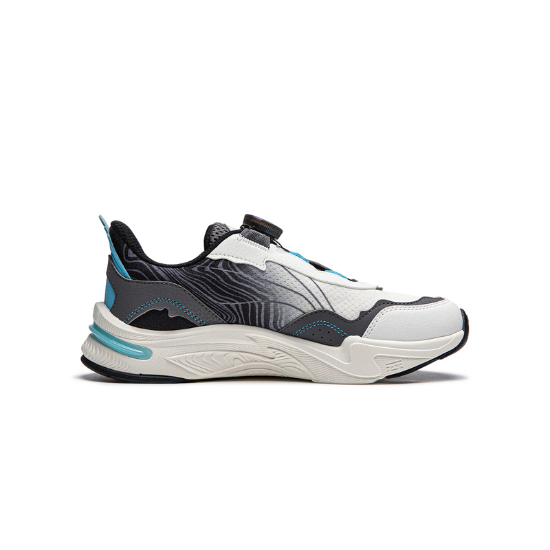 LINING YOUNG Спортивные кроссовки Sportlife Cushioning Rebound Low-Top для подростков Ivory/Smoke Ink Gray/Black — фото 3