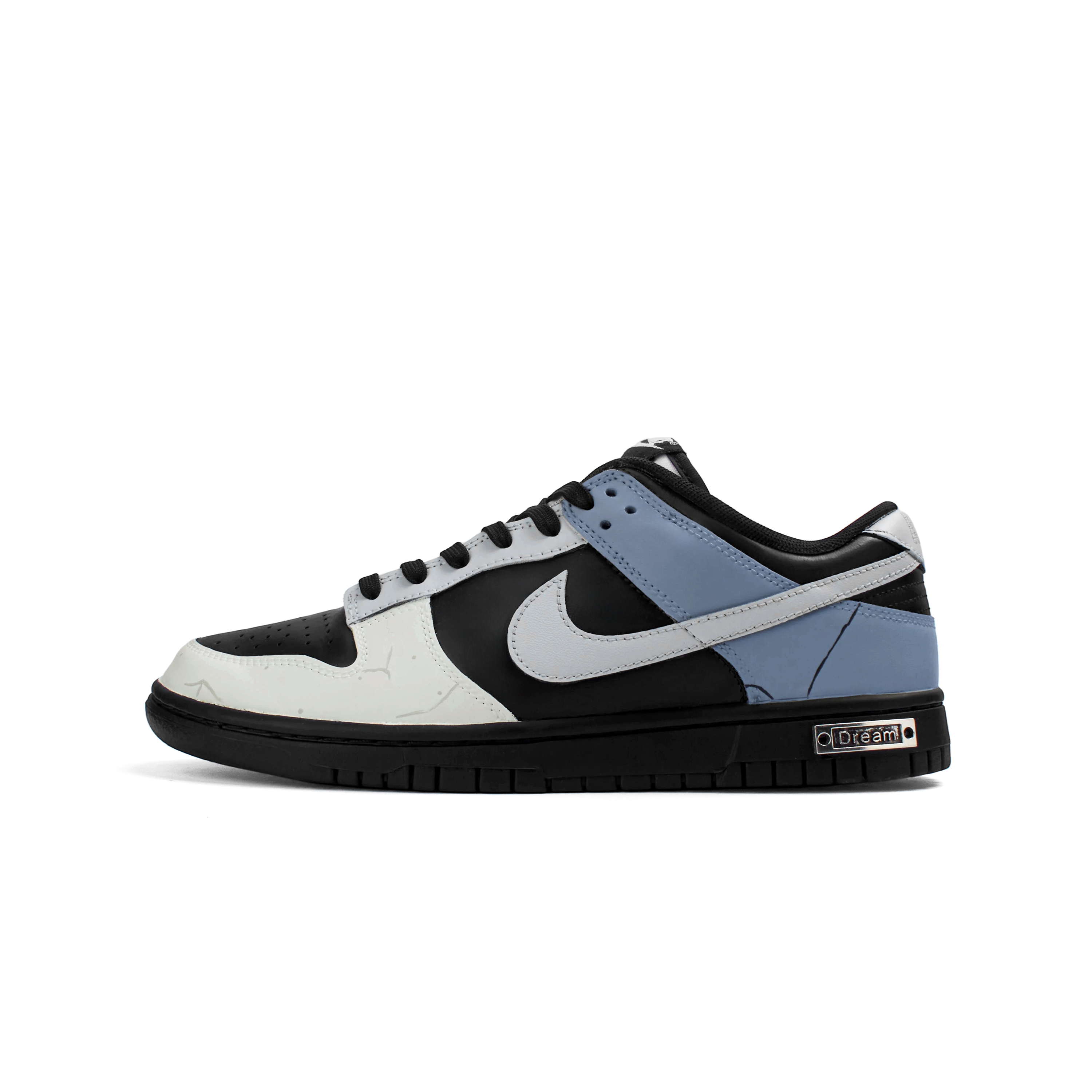 

Nike Кроссовки для скейтбординга dunk phantom night aurora нескользящие амортизирующие легкие с низким верхом black детские