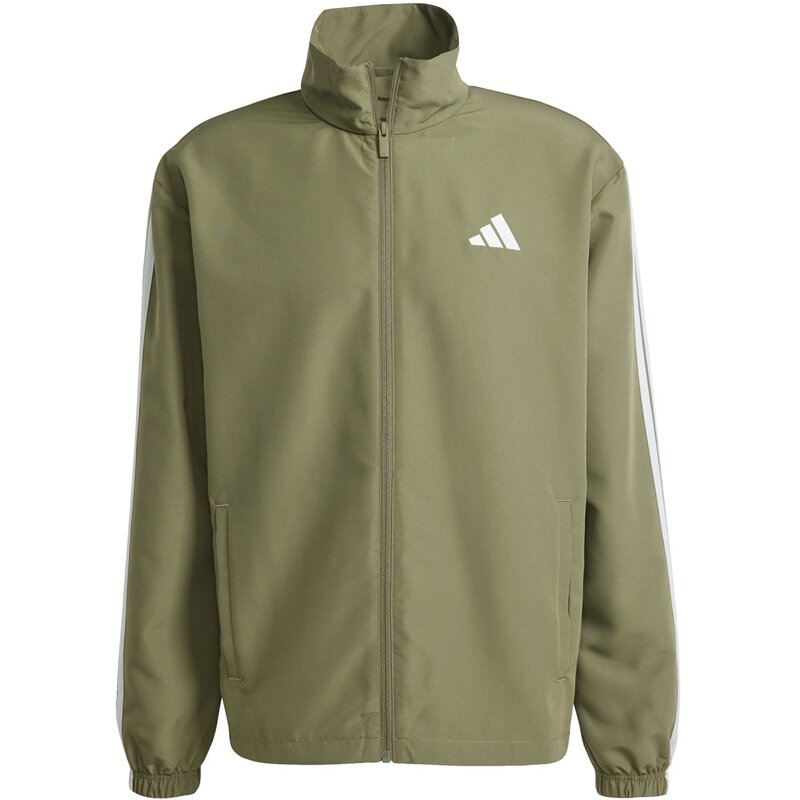 Спортивный костюм, базовый, тканый, с тремя полосками Adidas, цвет olistr — фото 2