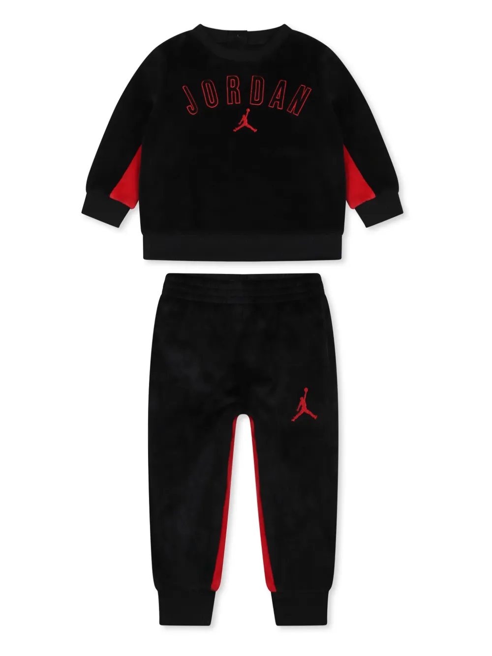 

Спортивный костюм с вышивкой Jordan Kids, черный